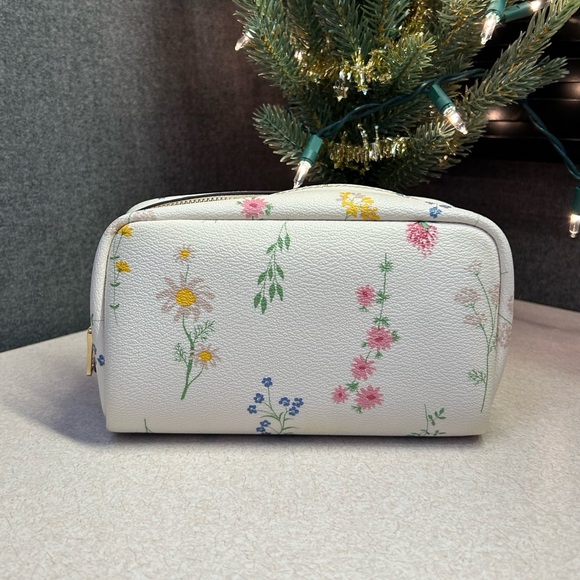 Coach wildflower boxy cosmetic case pouch - Picture 2 of 7